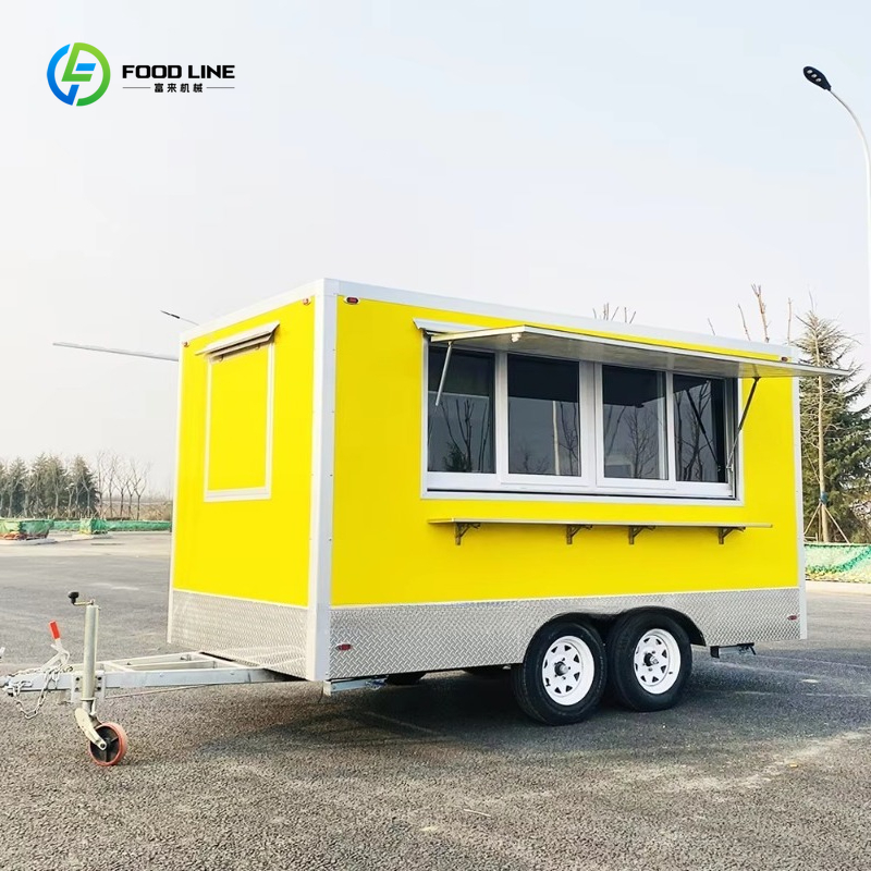 Coffee Van Equipment - Tam Donanımlı Yiyecek Kamyonu Mobil Dondurma
