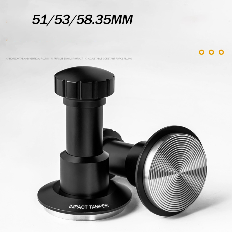 Espresso Tamper Set - 51/53/58mm Kahve Darbe Sabotaj Paslanmaz Çelik