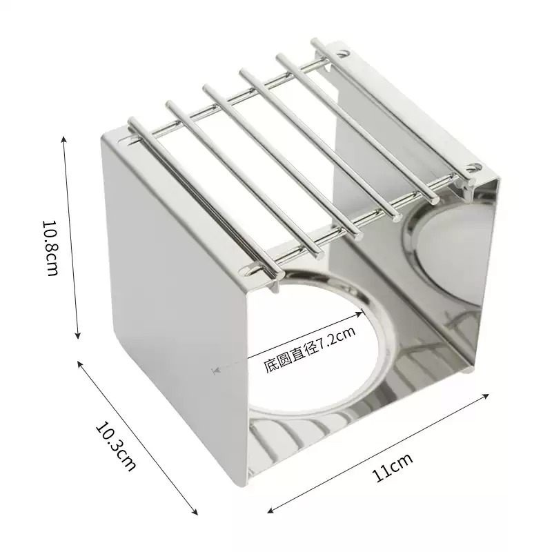 Coffee Equipment For Camping - Paslanmaz Çelik Kare Kahve Ocak Standı,