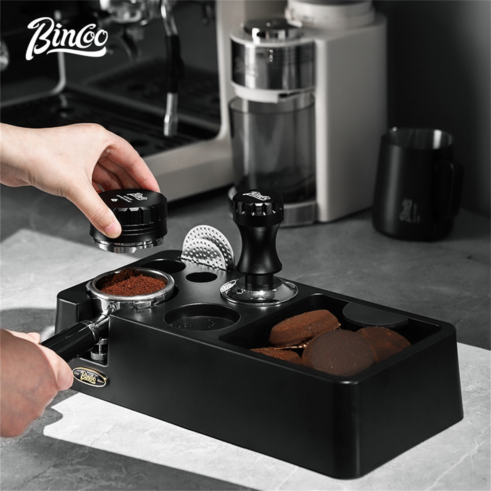 Bincoo Kahve Dağıtıcı 51/58mm  - Espresso Tamper Set incelemesi ve fiyatı