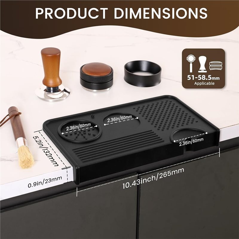 B17B Espresso Tamper Matı ve K - Espresso Tamper Set incelemesi ve fiyatı