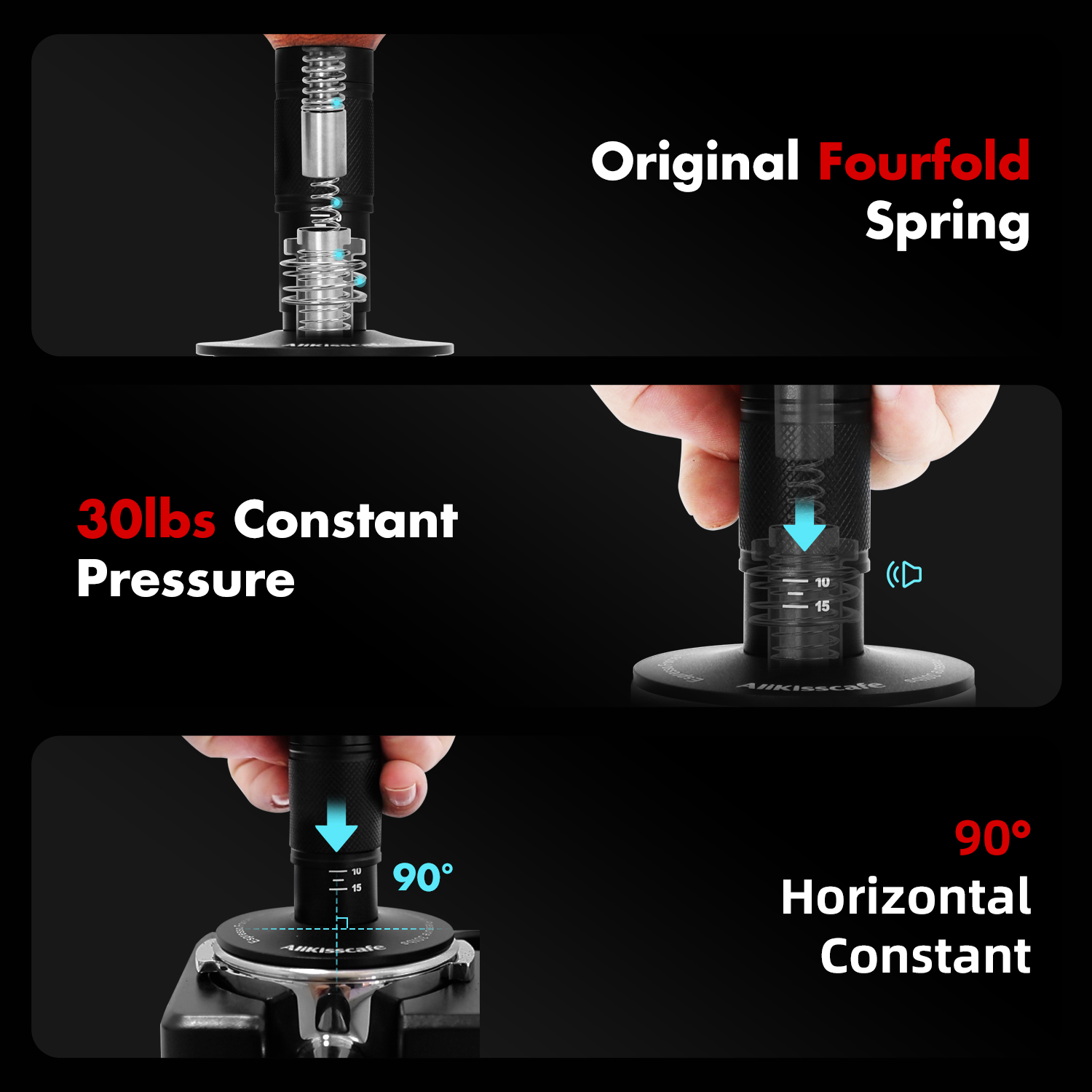 AliKisscafe Kahve Tamperi Darb - Espresso Tamper Set incelemesi ve fiyatı