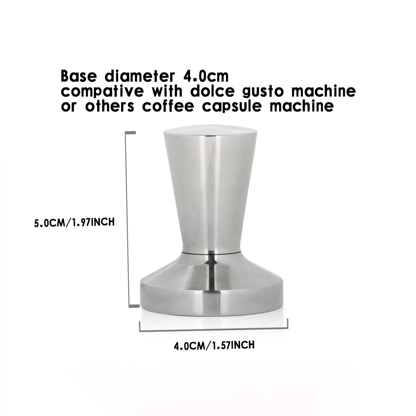 Paslanmaz Çelik Akıllı Dolce G - Espresso Tamper Set incelemesi ve fiyatı