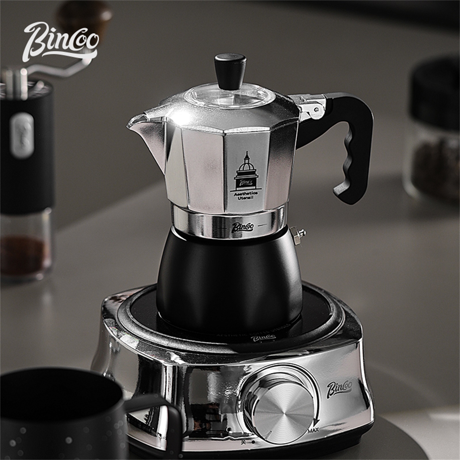 BINCOO Çift Valfli Moka Pot, E - Coffee Equipment Wholesale incelemesi ve fiyatı