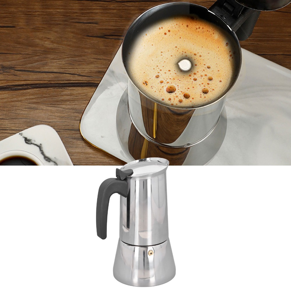 Paslanmaz Çelik Moka Pot Büyük - Coffee Equipment Wholesale incelemesi ve fiyatı