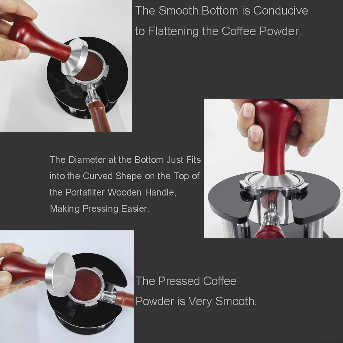 51mm 53mm 58mm Espresso sabota - Espresso Tamper Set incelemesi ve fiyatı
