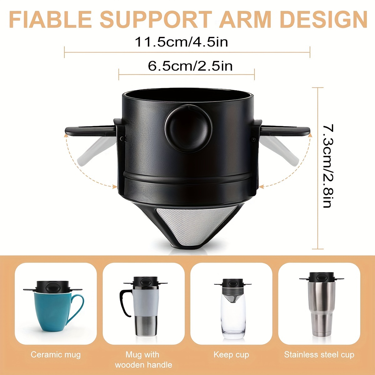 Kahve filtreli fincan taşınabi - Coffee Equipment For Camping incelemesi ve fiyatı