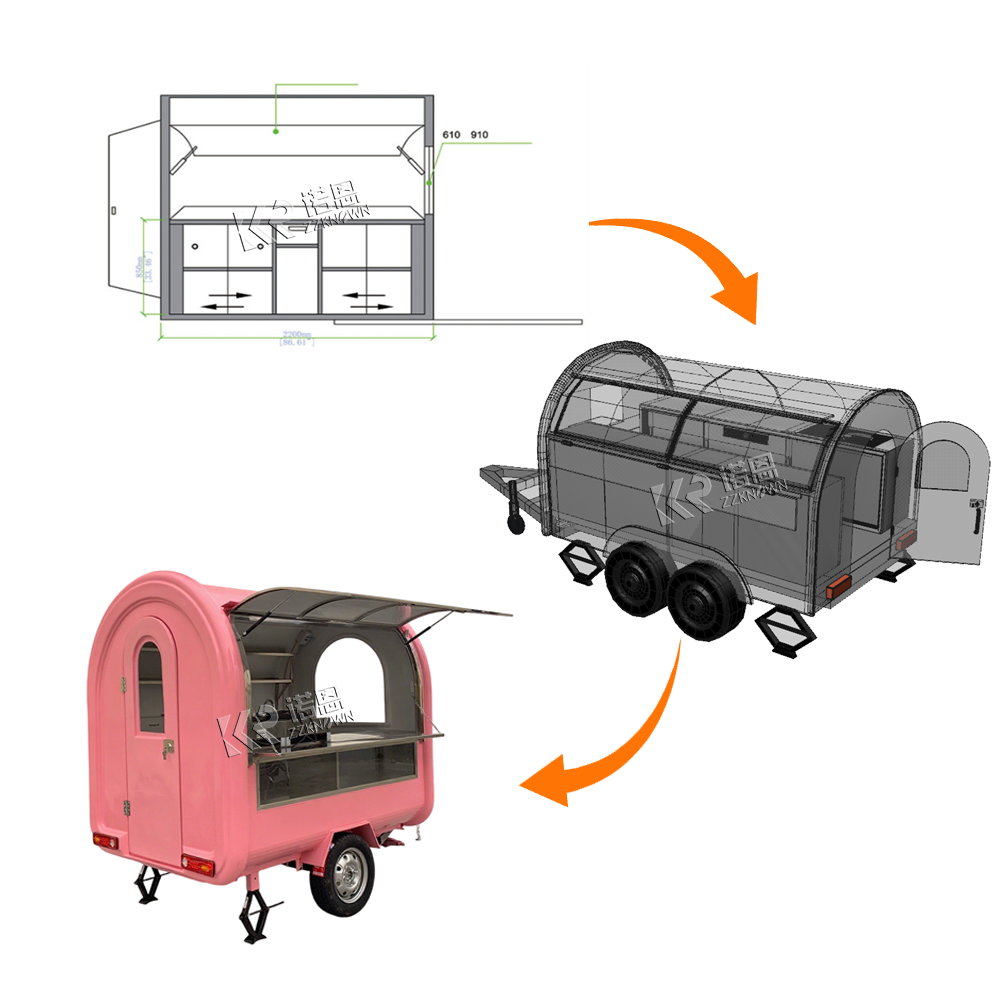 Ticari Sokak Satış Arabası Mob - Coffee Van Equipment incelemesi ve fiyatı
